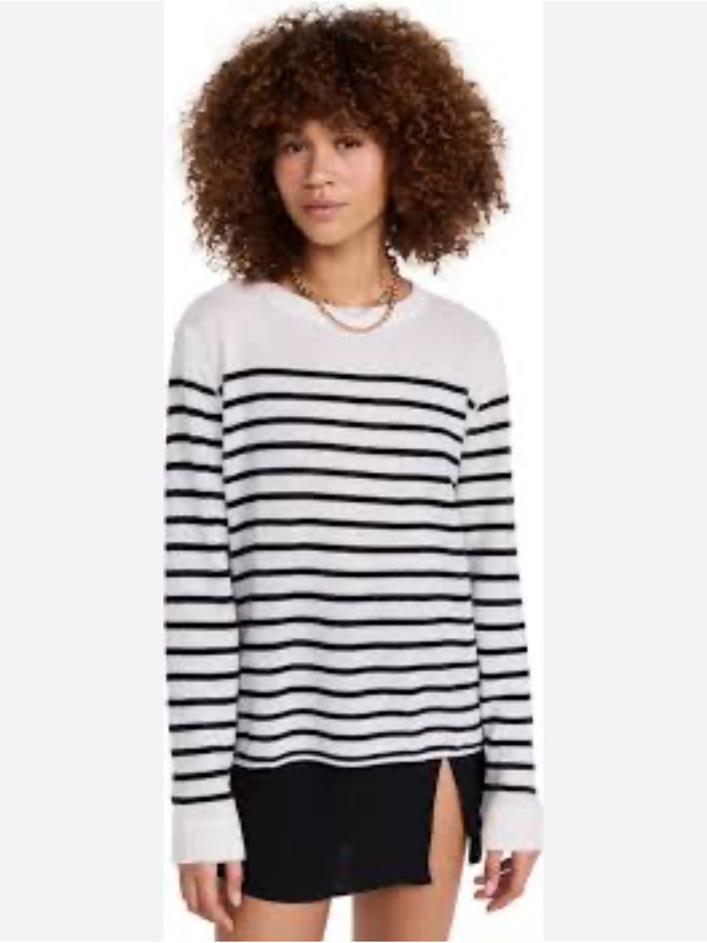 Reformation Cashmere Striped Sweater